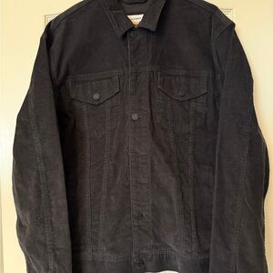 Old Navy - Men's Black Corduroy Jacket (Like New)